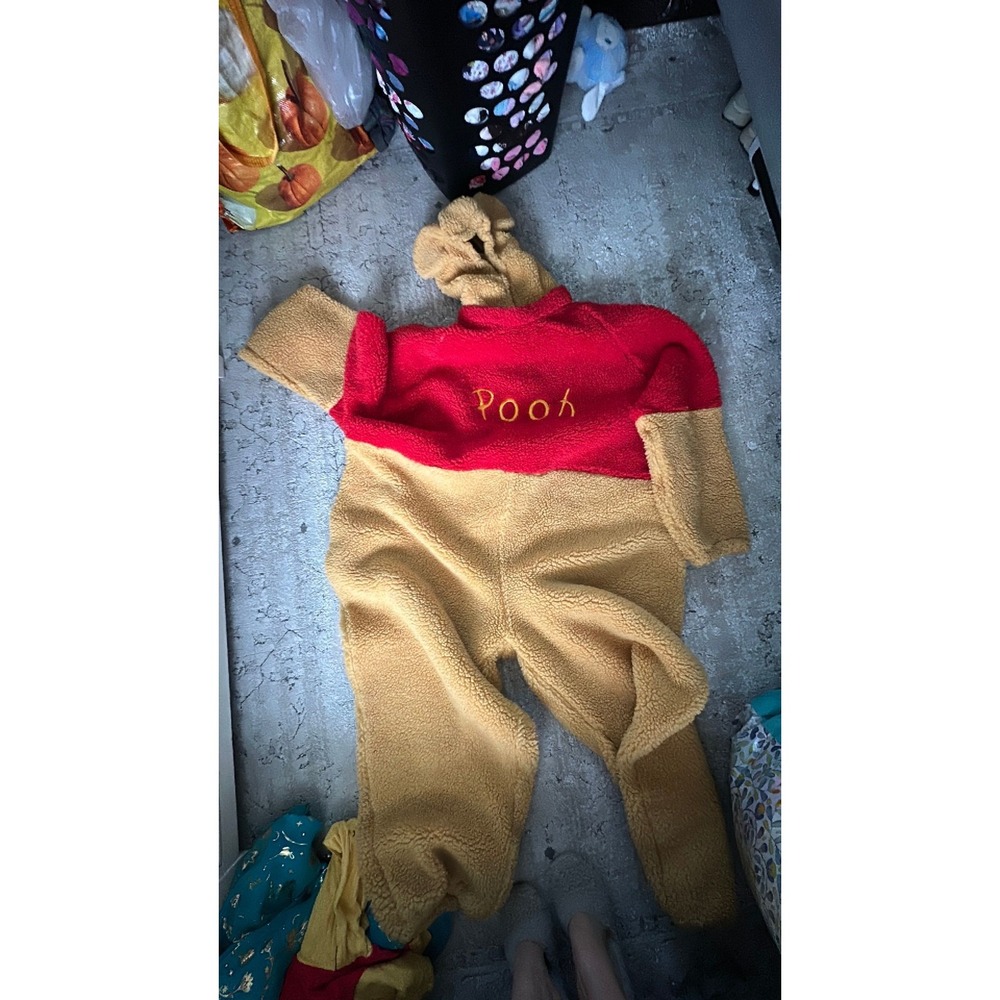 Vintage adult Pooh costume XL *some stains*